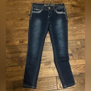 Wallflower Dark Indigo Skinny Jeans